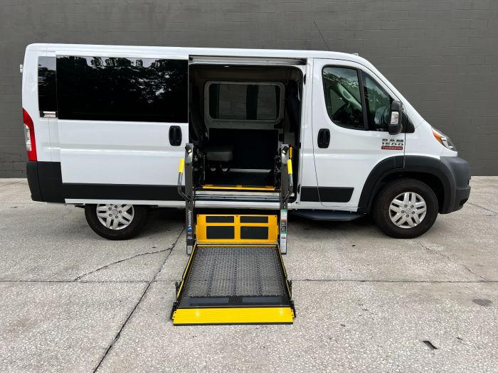 2021 Dodge RAM ProMaster Full Size Wheelchair Van