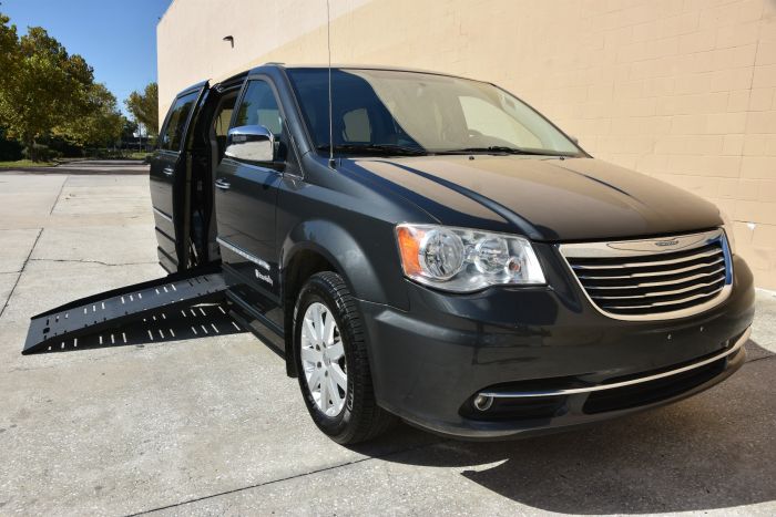 2012 chrysler town and country handicap van