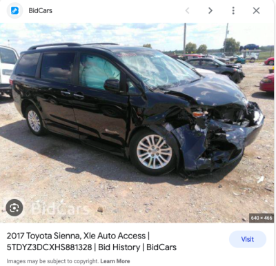 PSA: Wheelchair Van Buyers Beware - Part 2, Wrecked WAVs