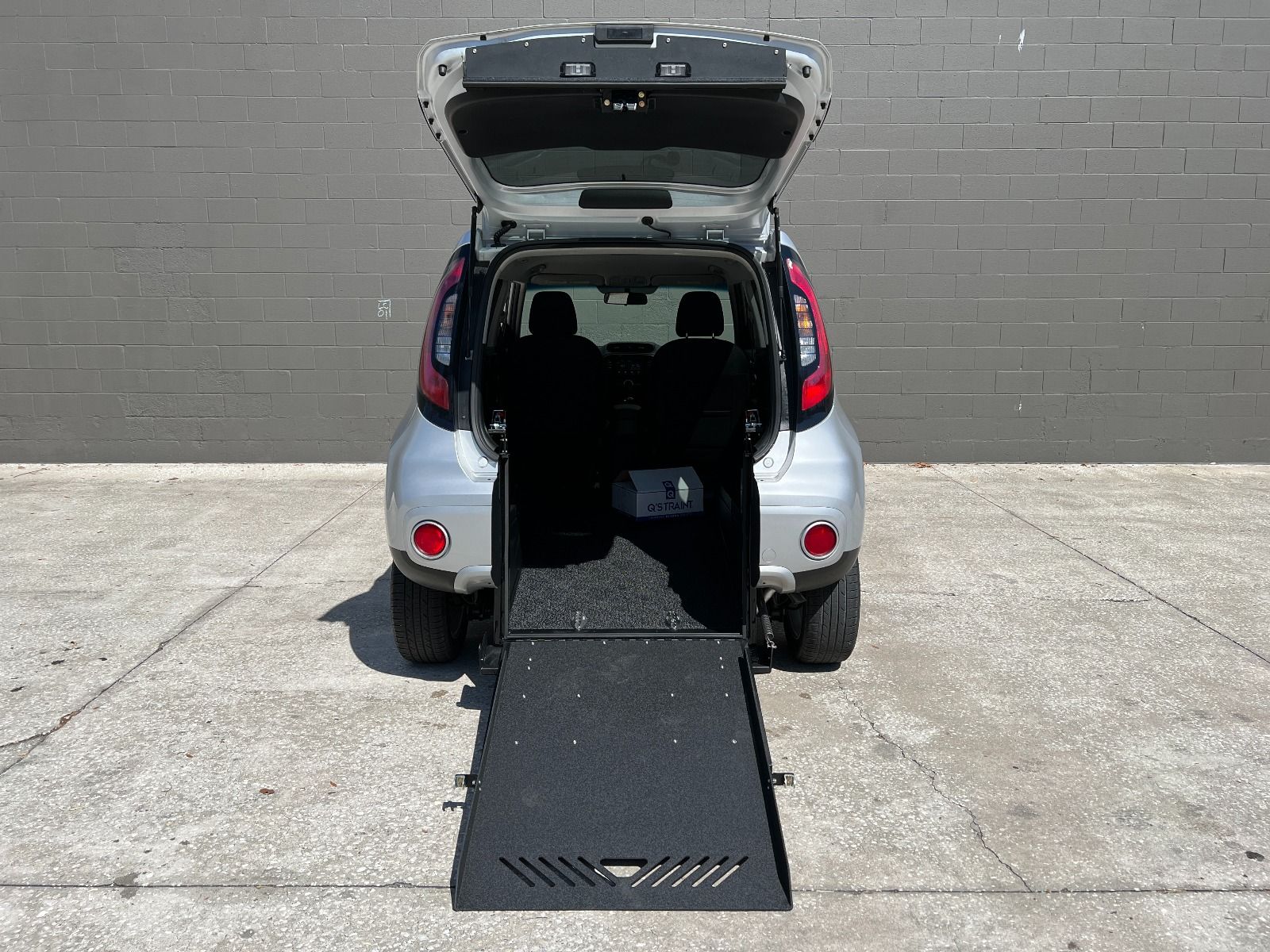 Kia Soul Rear Entry Wheelchair Accessible SUV as seen from the rear.