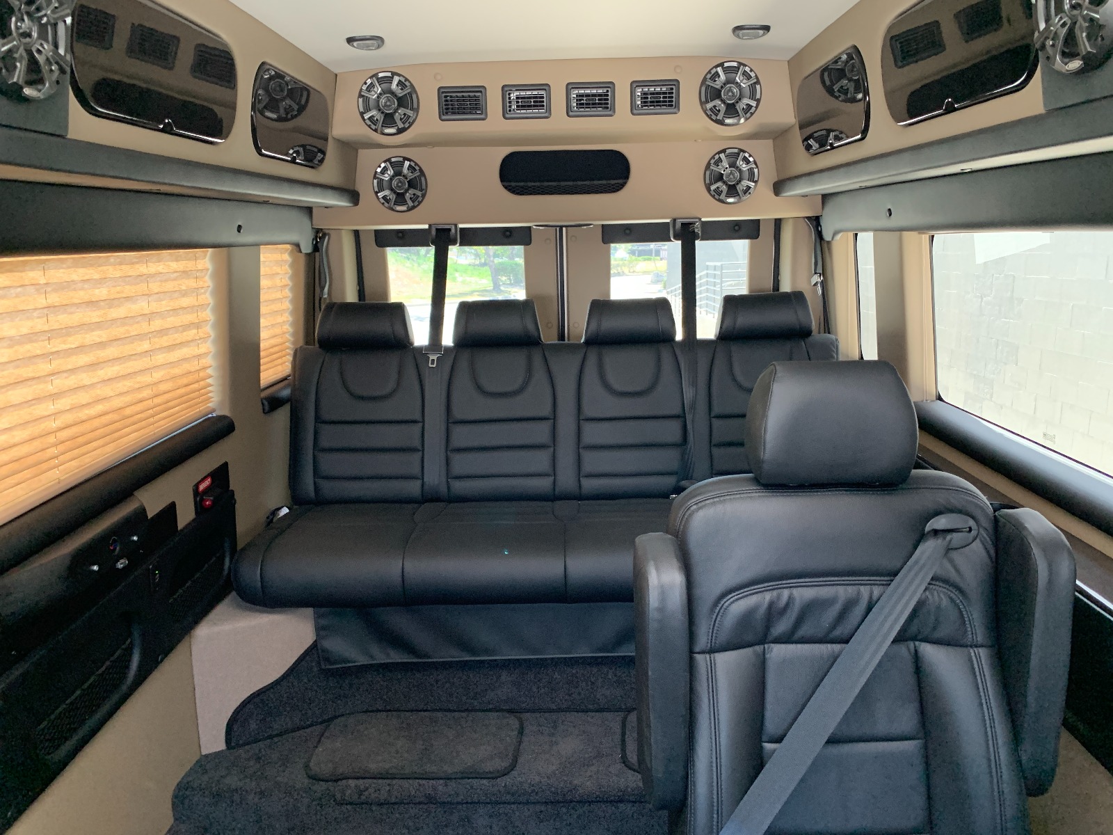 Interior of Ram ProMaster Full Size Wheelchair Van with Tempest XL-HT Conversion